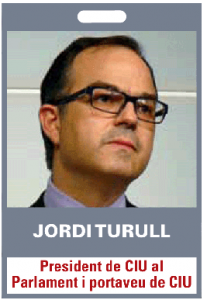 Jordi Tururll. President de CIU al Parlament i portaveu de CIU