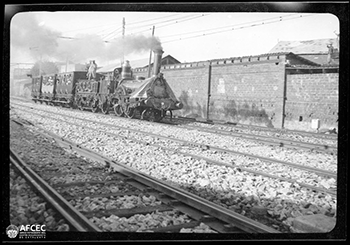 Rèplica de la locomotora construïda per commemorar el 1r centenari del ferrocarril, 1948